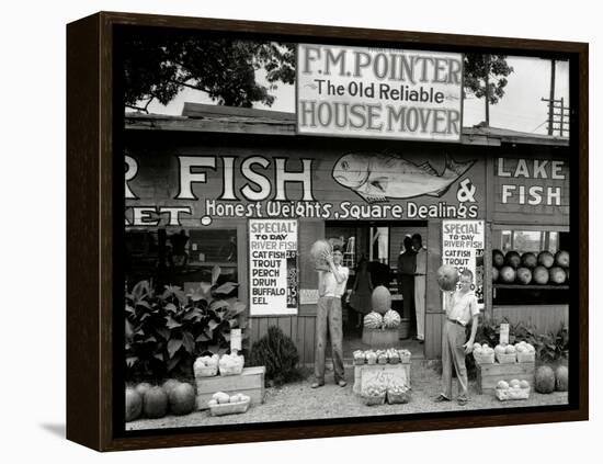 Roadside Stand Near Birmingham, Alabama-null-Framed Premier Image Canvas