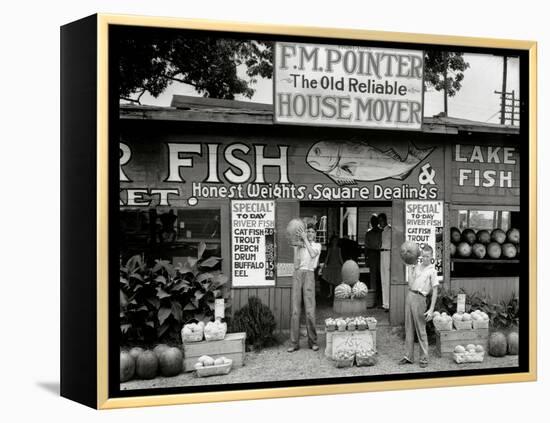 Roadside Stand Near Birmingham, Alabama-null-Framed Premier Image Canvas