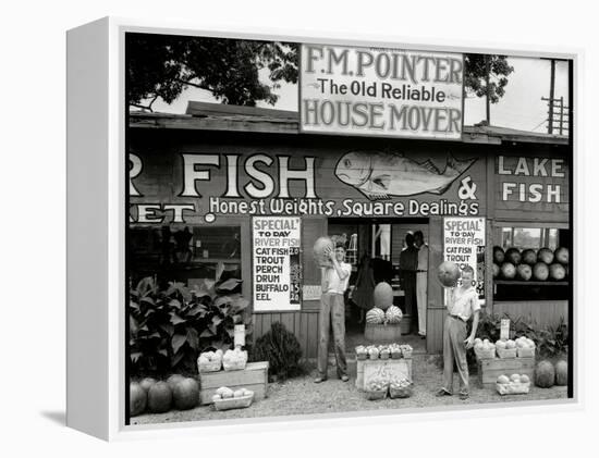 Roadside Stand Near Birmingham, Alabama-null-Framed Premier Image Canvas