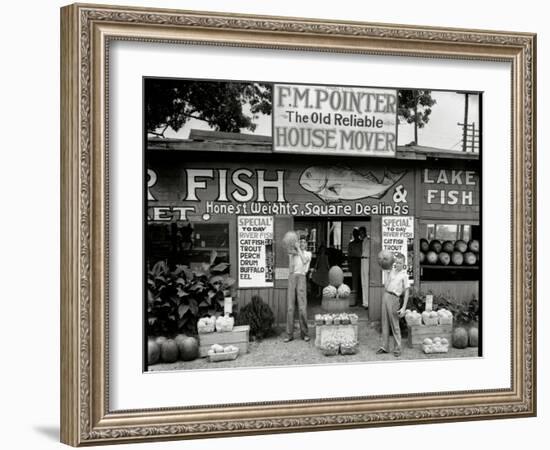 Roadside Stand Near Birmingham, Alabama-null-Framed Photographic Print