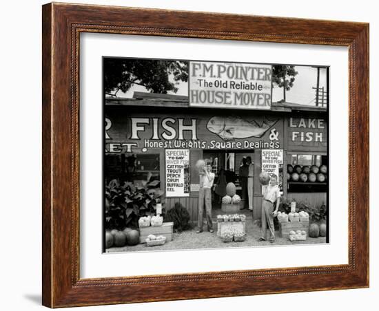 Roadside Stand Near Birmingham, Alabama-null-Framed Photographic Print