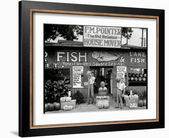 Roadside Stand Near Birmingham, Alabama-null-Framed Photographic Print