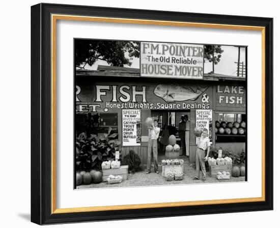 Roadside Stand Near Birmingham, Alabama-null-Framed Photographic Print