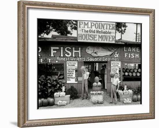 Roadside Stand Near Birmingham, Alabama-null-Framed Photographic Print