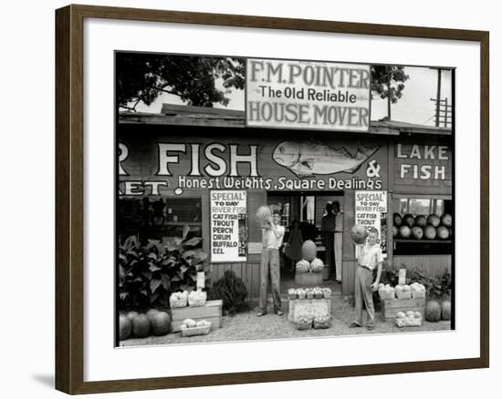 Roadside Stand Near Birmingham, Alabama-null-Framed Photographic Print