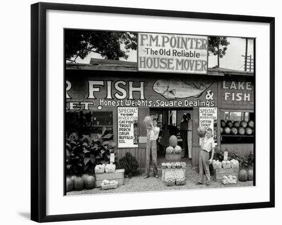 Roadside Stand Near Birmingham, Alabama-null-Framed Photographic Print