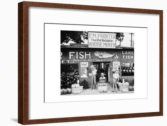 Roadside Stand Near Birmingham, Alabama-Walker Evans-Framed Art Print