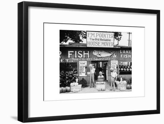 Roadside Stand Near Birmingham, Alabama-Walker Evans-Framed Art Print