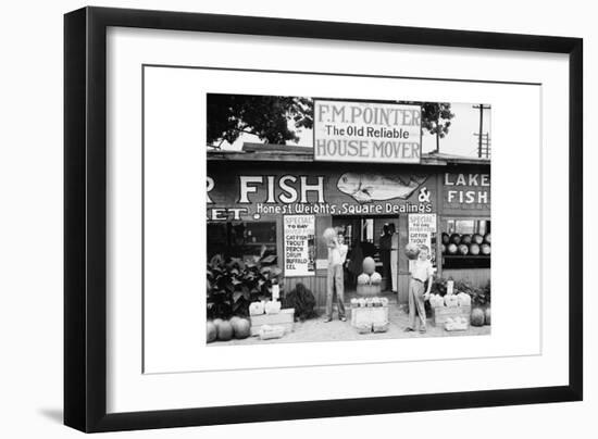 Roadside Stand Near Birmingham, Alabama-Walker Evans-Framed Art Print