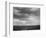Roadway Low Horizon Mountains Clouded Sky "Near (Grand) Teton National Park" 1933-1942-Ansel Adams-Framed Premium Giclee Print