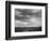 Roadway Low Horizon Mountains Clouded Sky "Near (Grand) Teton National Park" 1933-1942-Ansel Adams-Framed Premium Giclee Print