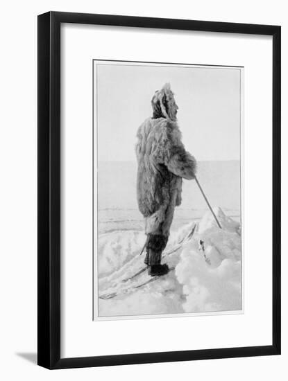 Roald Amundsen in polar kit, Antarctica, 1911-1912-Unknown-Framed Giclee Print