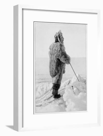 Roald Amundsen in polar kit, Antarctica, 1911-1912-Unknown-Framed Giclee Print