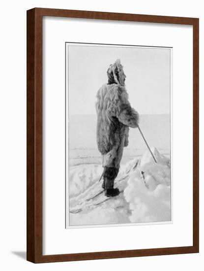 Roald Amundsen in polar kit, Antarctica, 1911-1912-Unknown-Framed Giclee Print