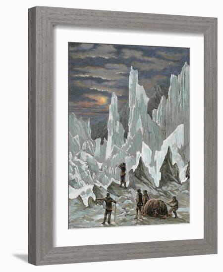 Roald Engebrecht Amundsen (Borge, 1872, in the Arctic, 1928). Norwegian Explorer by Hildibrand-Prisma Archivo-Framed Photographic Print