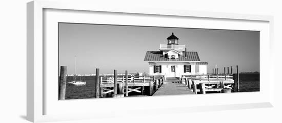 Roanoke Marshes Lighthouse, Outer Banks, North Carolina, USA-null-Framed Photographic Print