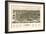 Roanoke, Virginia - Panoramic Map-Lantern Press-Framed Art Print