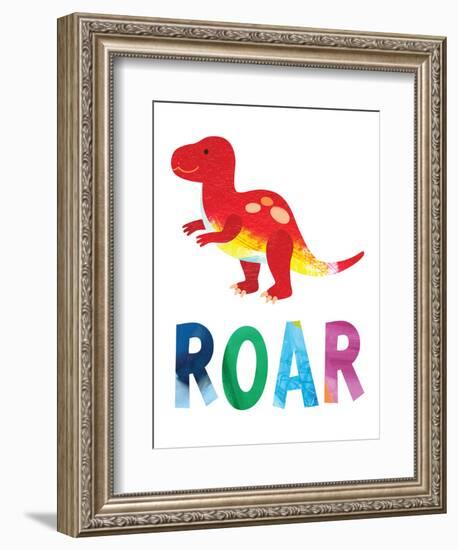 Roar Dino-Jennifer McCully-Framed Art Print