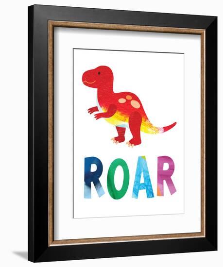 Roar Dino-Jennifer McCully-Framed Art Print