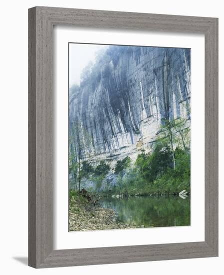 Roark Bluff, Buffalo National River, Arkansas, USA-Charles Gurche-Framed Photographic Print