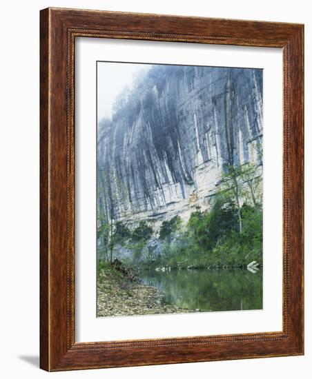 Roark Bluff, Buffalo National River, Arkansas, USA-Charles Gurche-Framed Photographic Print