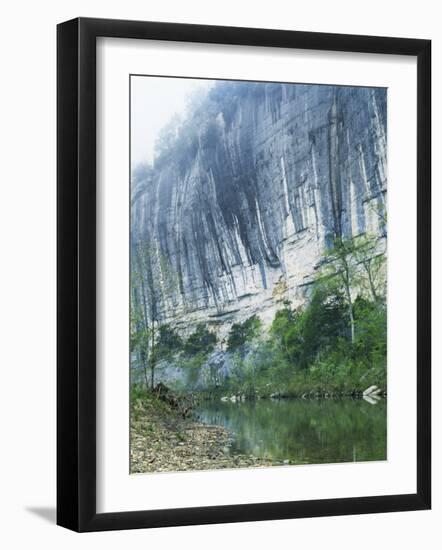 Roark Bluff, Buffalo National River, Arkansas, USA-Charles Gurche-Framed Photographic Print