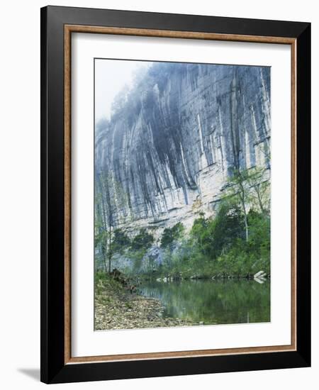 Roark Bluff, Buffalo National River, Arkansas, USA-Charles Gurche-Framed Photographic Print