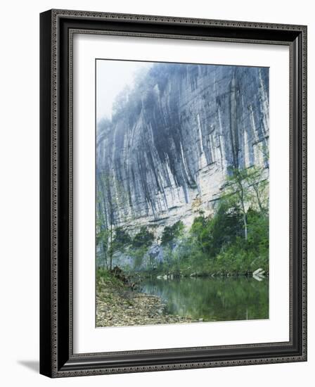 Roark Bluff, Buffalo National River, Arkansas, USA-Charles Gurche-Framed Photographic Print