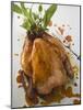 Roast Chicken with Fresh Herbs-null-Mounted Photographic Print