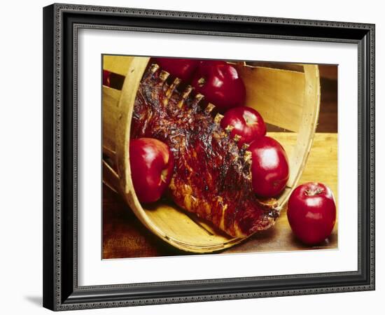 Roast Pork and Apples-John Dominis-Framed Photographic Print