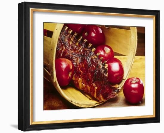 Roast Pork and Apples-John Dominis-Framed Photographic Print