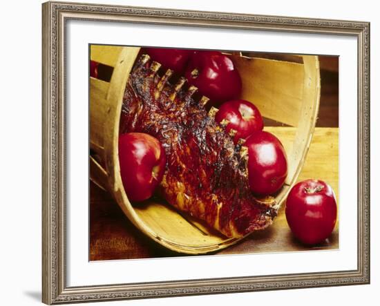 Roast Pork and Apples-John Dominis-Framed Photographic Print