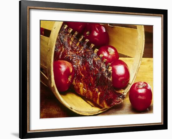 Roast Pork and Apples-John Dominis-Framed Photographic Print