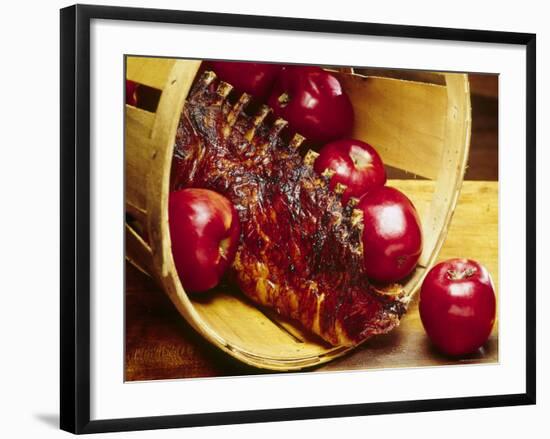 Roast Pork and Apples-John Dominis-Framed Photographic Print