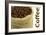 Roasted Coffee Beans In A Natural Bag And Sample Text-Hayati Kayhan-Framed Art Print