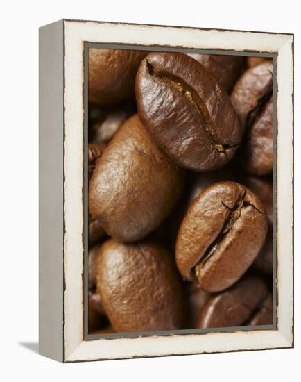 Roasted Coffee Beans-Michael Löffler-Framed Premier Image Canvas