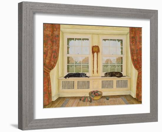 Roasting on the Radiator-Ditz-Framed Giclee Print