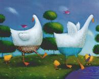 Like Ducks to Water-Rob Scotton-Mounted Art Print