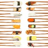 Sushi And Chopsticks-Rob Tek-Art Print