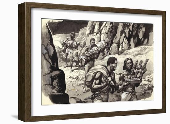 Robbers of the Lost Tombs of the Pharaohs-Pat Nicolle-Framed Giclee Print