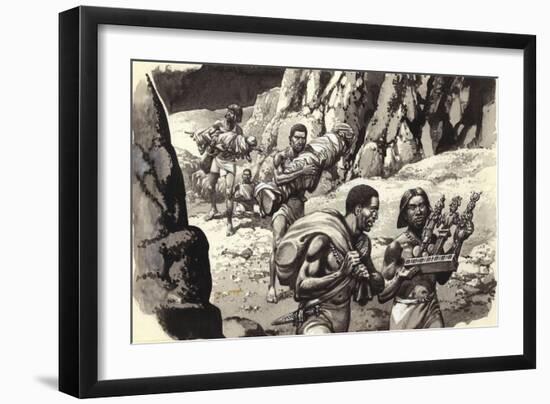 Robbers of the Lost Tombs of the Pharaohs-Pat Nicolle-Framed Giclee Print