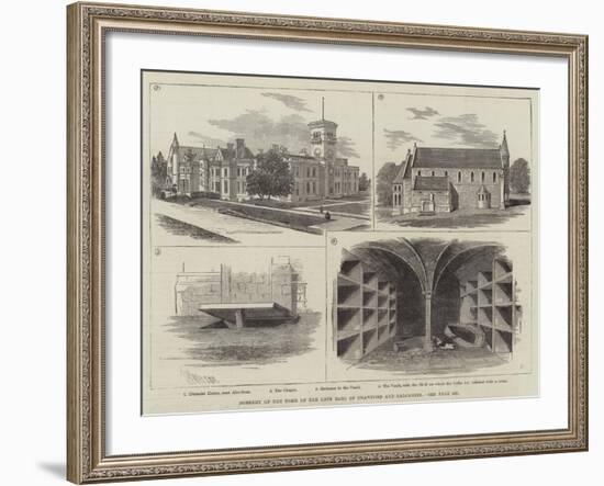 Robbery of the Tomb of the Late Earl of Crawford and Balcarres-Thomas Harrington Wilson-Framed Giclee Print