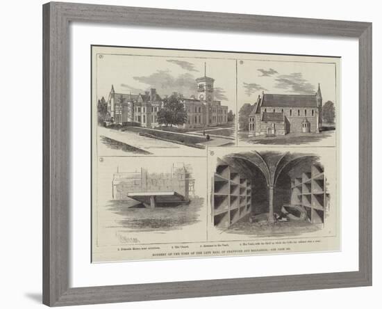 Robbery of the Tomb of the Late Earl of Crawford and Balcarres-Thomas Harrington Wilson-Framed Giclee Print