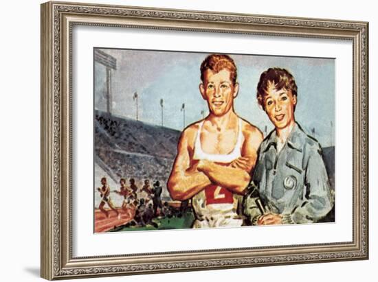 Robbie Brightwell and Ann Packer-McConnell-Framed Giclee Print
