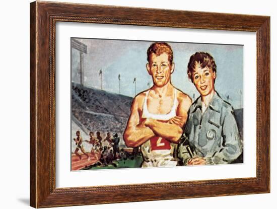 Robbie Brightwell and Ann Packer-McConnell-Framed Giclee Print