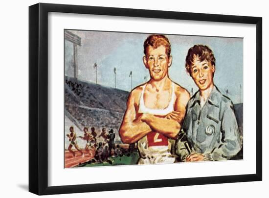 Robbie Brightwell and Ann Packer-McConnell-Framed Giclee Print