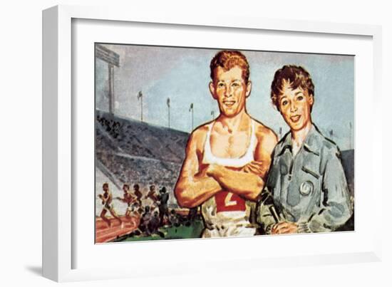 Robbie Brightwell and Ann Packer-McConnell-Framed Giclee Print