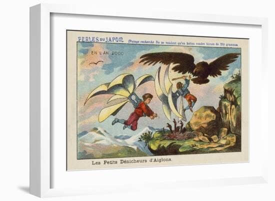 Robbing an Eagle's Nest in the Year 2000-null-Framed Giclee Print