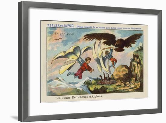 Robbing an Eagle's Nest in the Year 2000-null-Framed Giclee Print