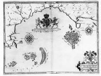 Map No.3 Showing the route of the Armada fleet, engraved by Augustine Ryther, 1588-Robert Adams-Giclee Print